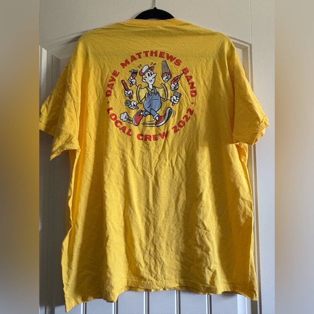 Yellow Dave Matthews Band T-Shirt